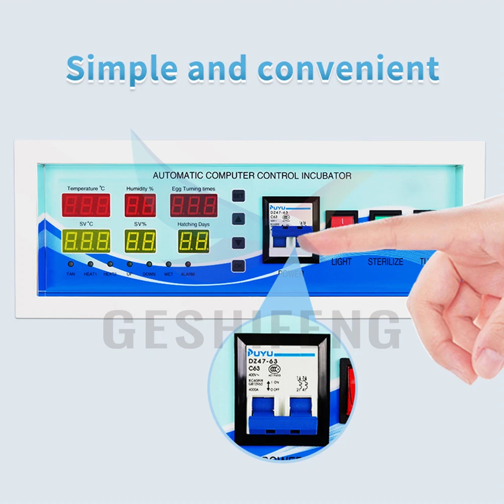 Digital Automatic Egg Incubator Controller For Humidity And Temperature Thermostat Controlling