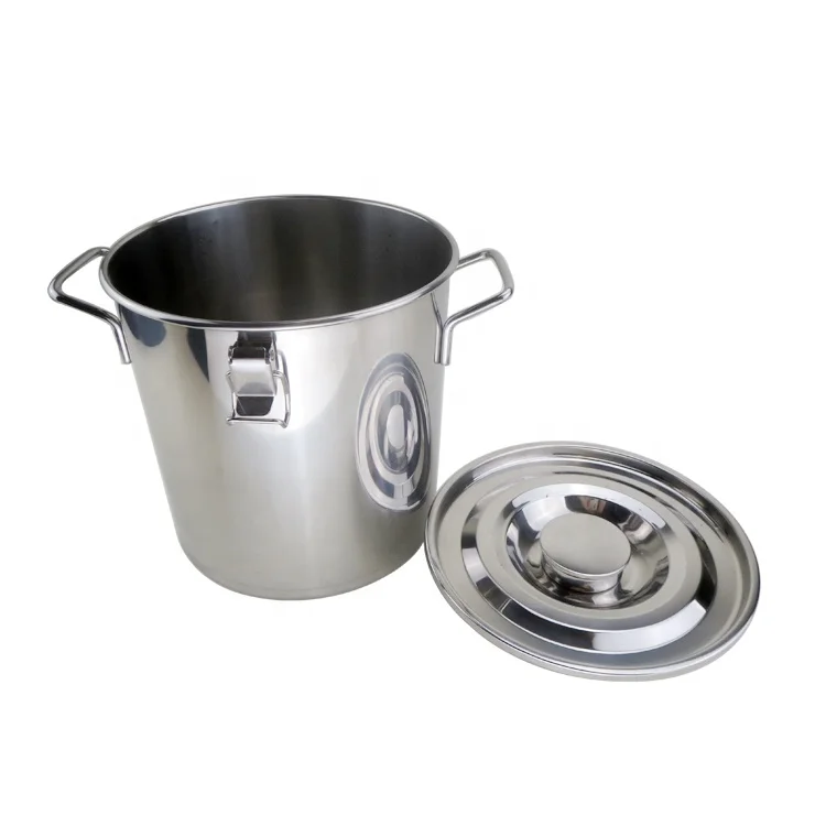 Stainless steel sealed barrel/ oil pot/ kitchen food water fresh storage bucket tea storage cocoa bean storage barrel