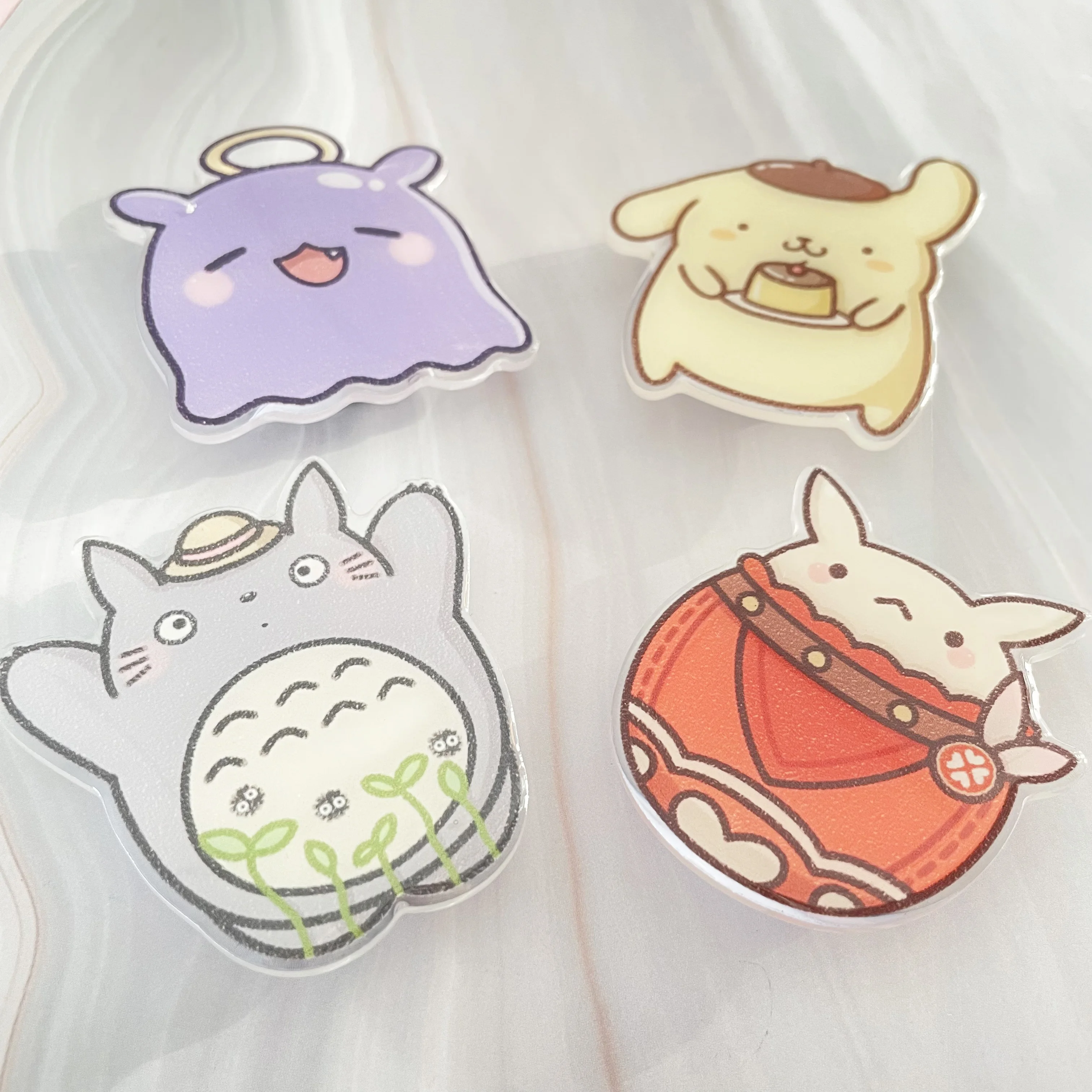 Рекламные Симпатичные чехлы для телефона акриловые Мультяшные регулируемые На Заказ Держатели мобильных