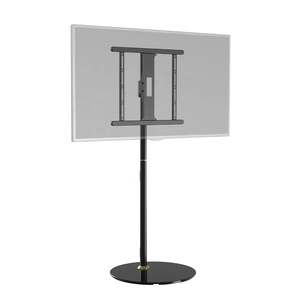 Latest Design Tv Cart Living Room  Standing Bracket Floor Stand With Swivel Tv Floor Stand With Mount For 32 65 Inch
