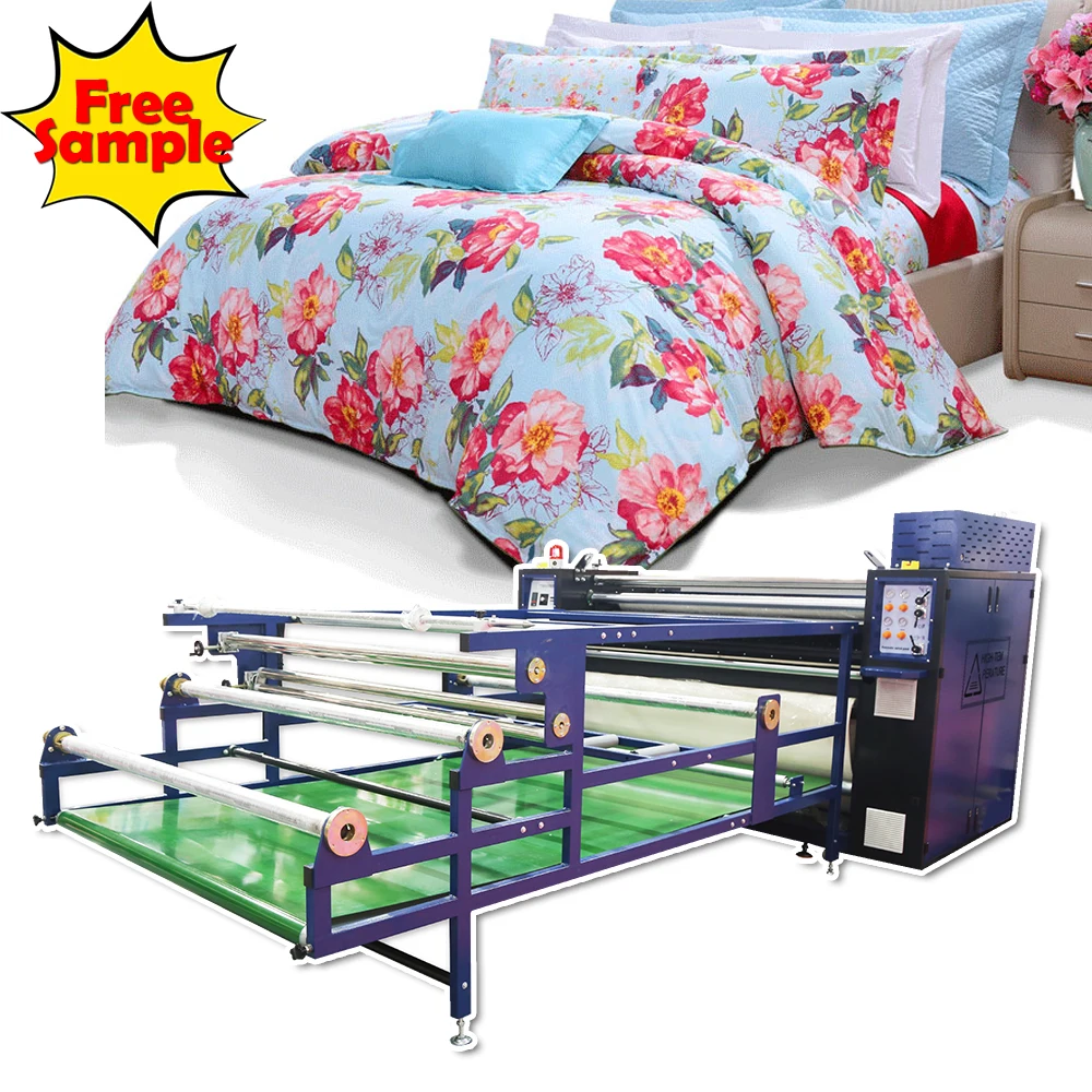 2023 HJD Hot Sale Heat Press Transfer Machine Sublimation Rotary Roller Oil Heat Press Machine