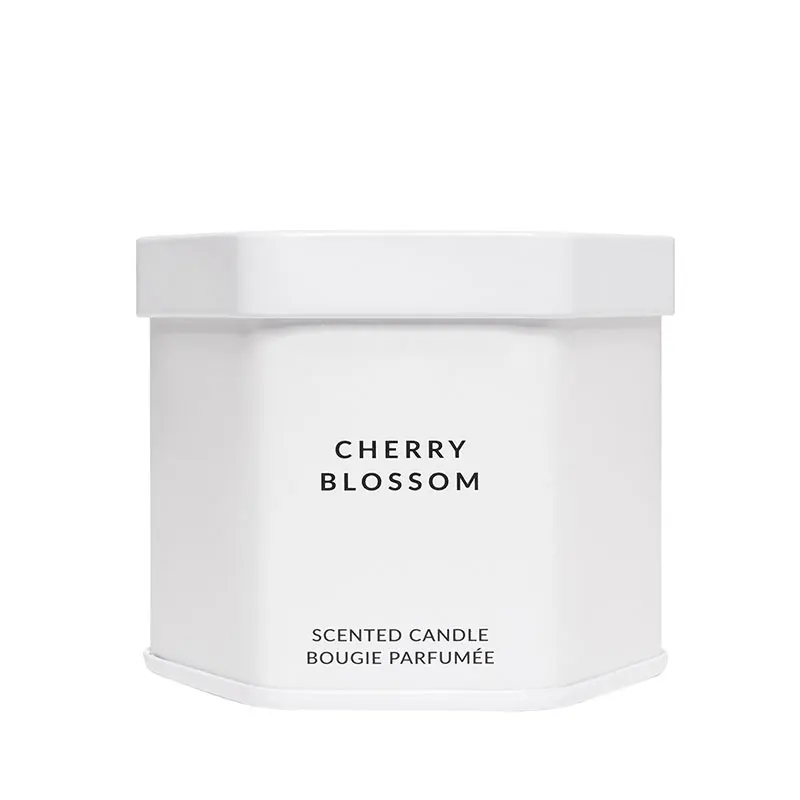 Aromatherapy birthday candle soy wax and essential oil aroma candle tin can gift box