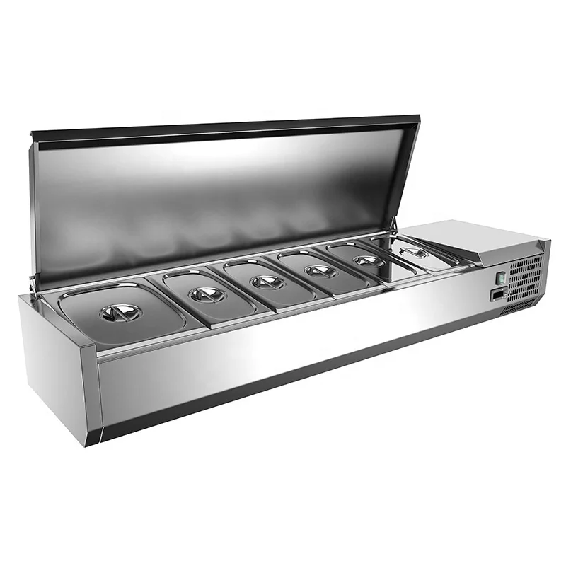 Arriart New Arrival Commercial Delicatessen Sushi Display Chiller Sushi Refrigerated Case