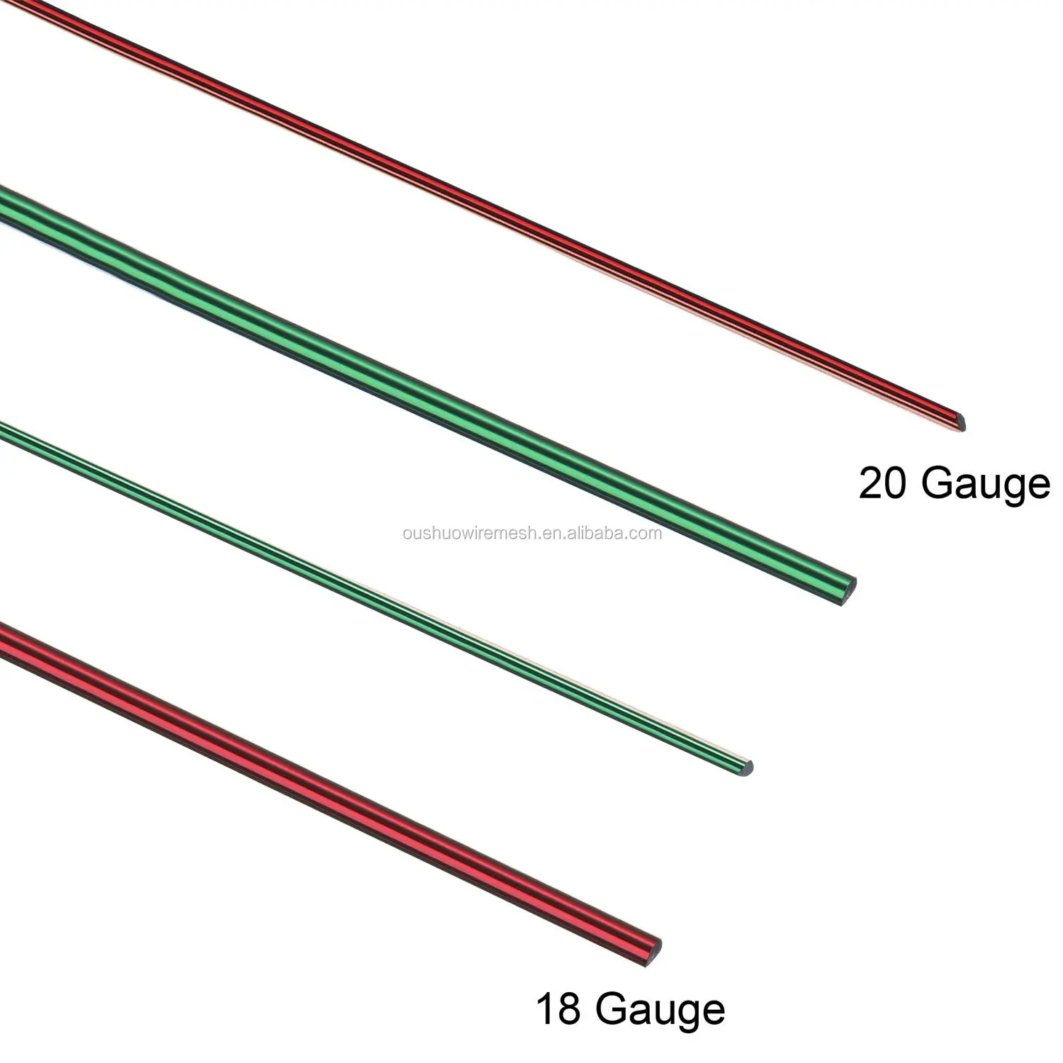 1mm 2mm 3mm anodized craft aluminum wire bonsai