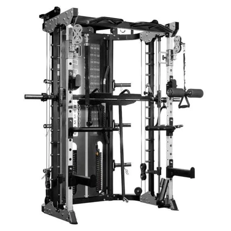 Factory Direct Wholesale Universal Squat Rack with Weightlifting Deadlift Platform Commercial Gym Cage Multi Power Rack