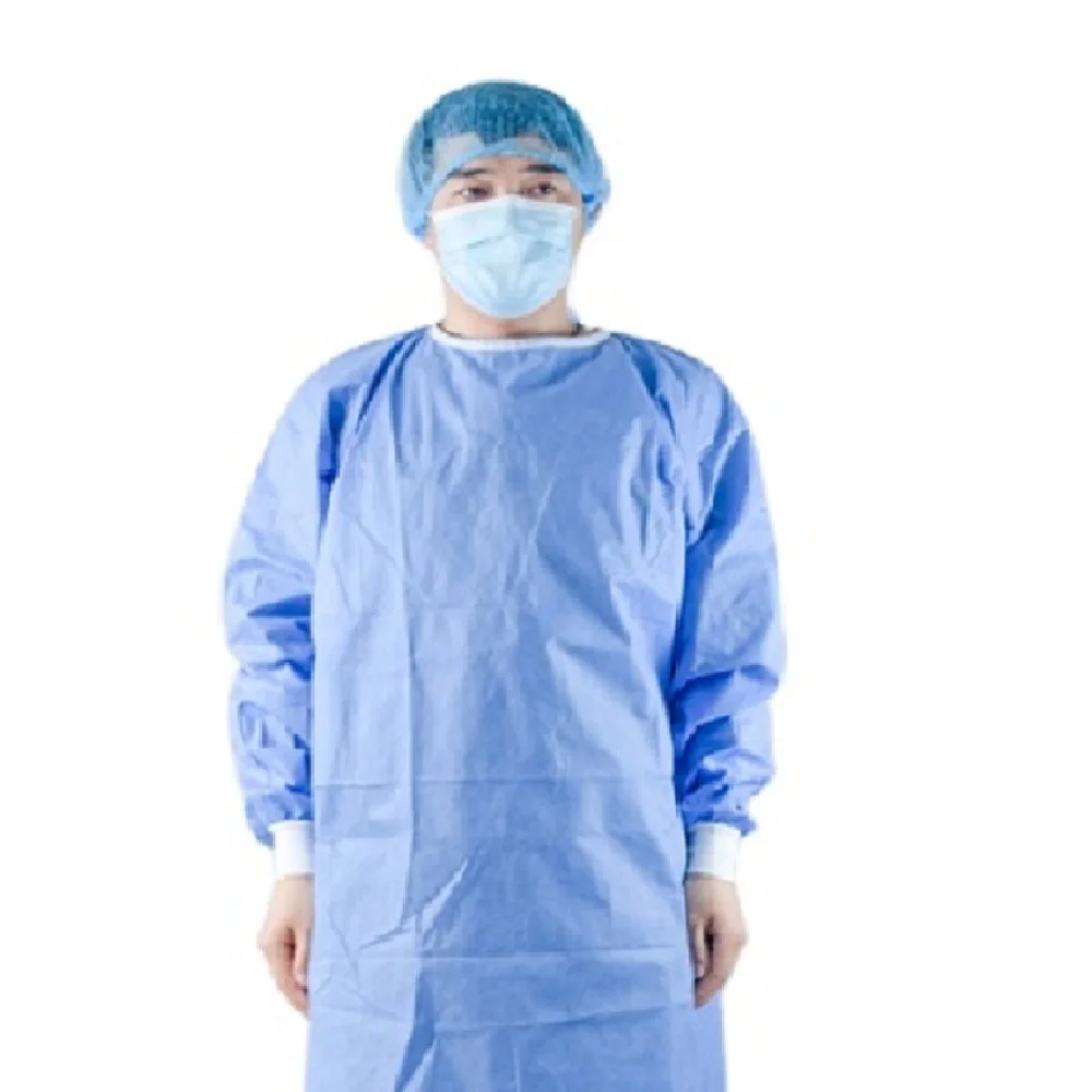 30 лет медицинская Фабрика Прямая CE ISO9001 медицинские расходные материалы одноразовая противовирусная безопасная одежда SMS многоразовая Больничная одежда