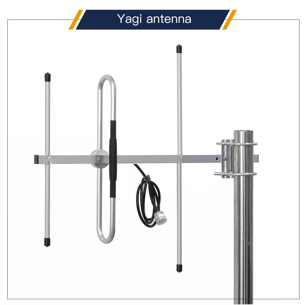 430MHz~470MHz 9dBi Vertical Polarization Yagi Antennas with TNC- Male Connector Outdoor Anti-Jamming Antenna