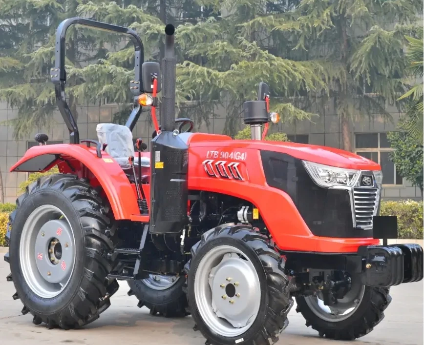Factory Price 90HP 100HP 120HP Mini Farm Tractors 4WD Agricultural Wheel Tractor Free Shipping Featuring Core Engine Pump