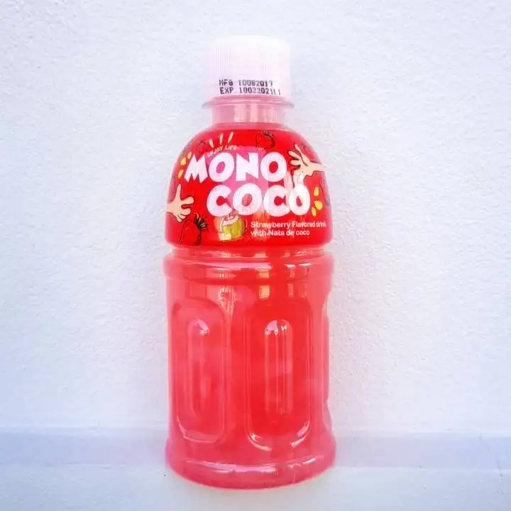 
Sterillized Nata De Coco Drink with Fruits Juice 25% Mono Coco Product of Thailand Ajintai Company Limited Under Zain Brand 