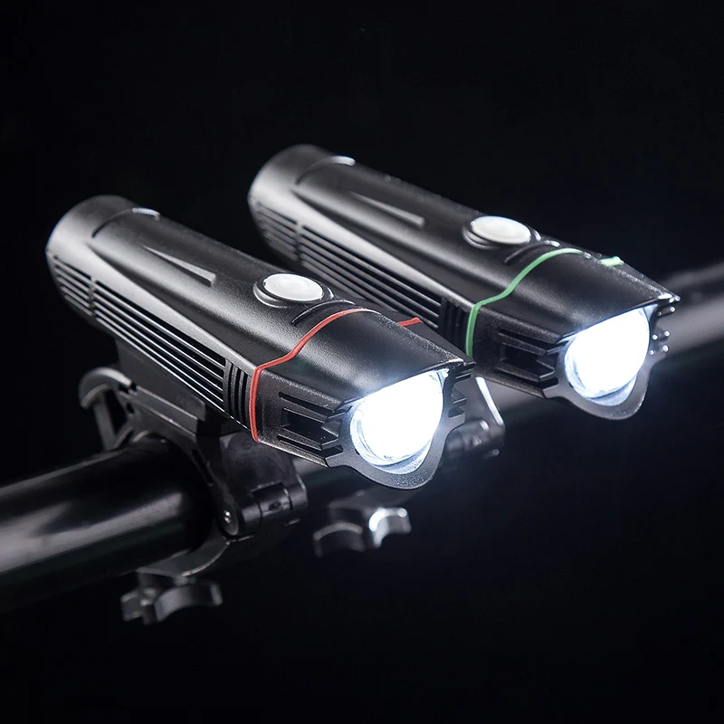 Bike headlight T6 high brightness USB charging cycling light mountain bike light waterproof strong light charging