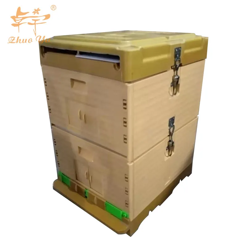 Hot Sale Plastic Beehive ( With 9 Plastic Frames), Beekeeping Equipment Plastic Bee Hives