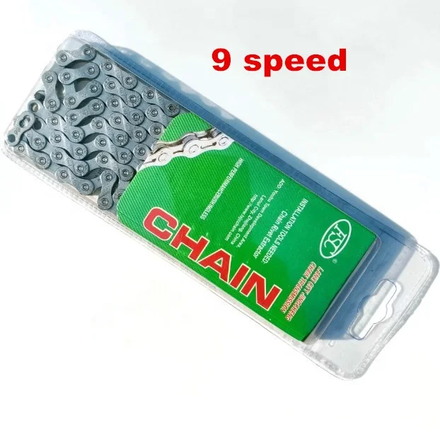 Wholesale FSC 678/9/10/11 Speed Bike Chain Silver 116L Mountain Bike Bicycle Chain