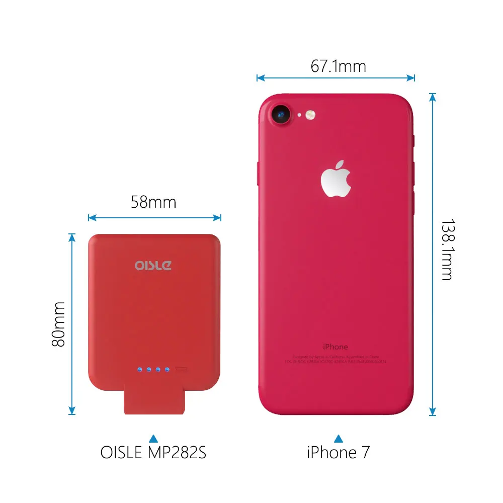 OISLE hot selling 2800mah battery case mini external battery fast charging power bank for iphone