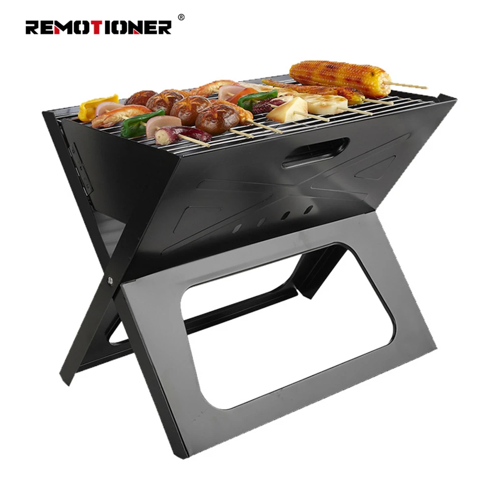 X-shaped Outdoor Camping Barbecue Stove Portable Folding Charcoal Bbq Grills