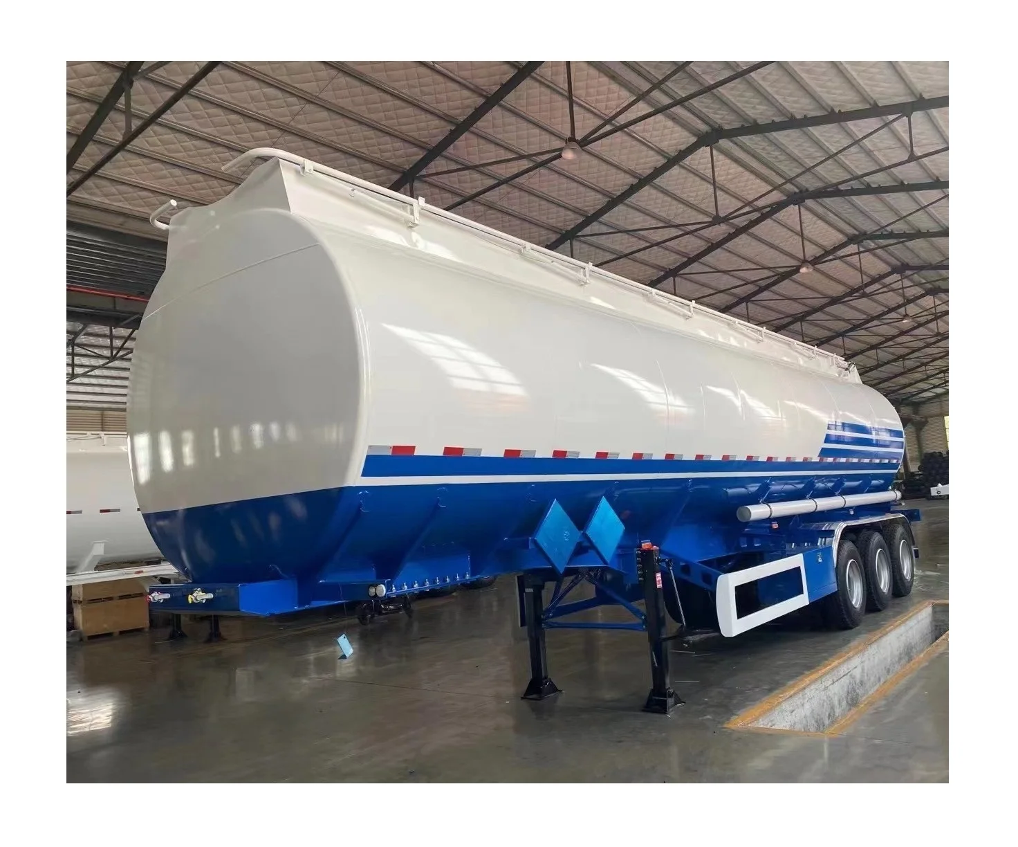 New Design 3 Axles 4 Axles Oil Fuel Aluminium Alloy Tanker Trailer 40000 45000 50000liters Tanker Trailer for Sale