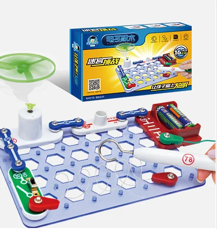 Wholesale Educational Toys Electronic Building Blocks Assembling Toys For Kids Science Experiment Kits