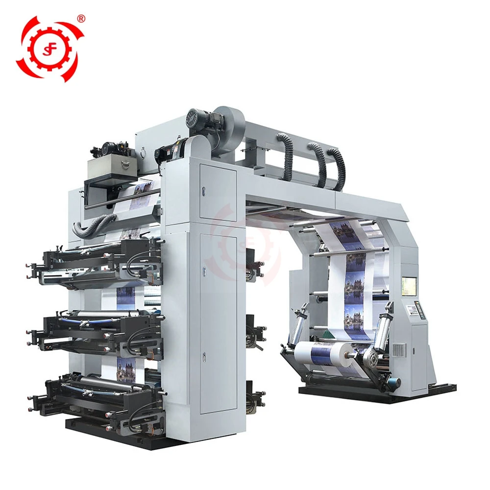 
Highspeed automatic 2 4 5 6 8 color flexo graphic printing machine price 