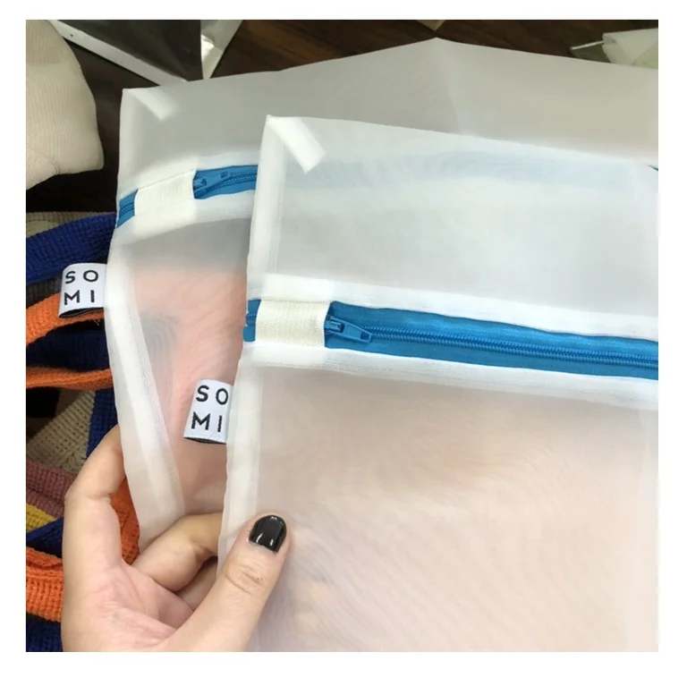 Heavy duty 50 micron nylon mesh laundry bag stop micro waste