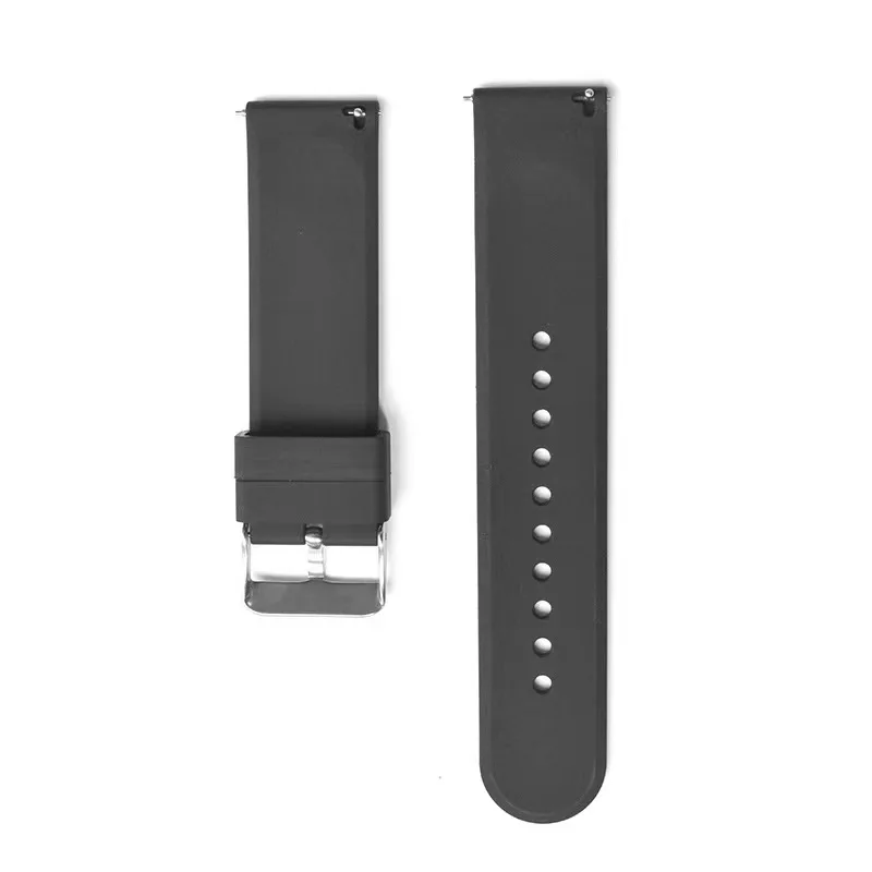 Dual Colorful Sport Silicone Rubber Wrist Watch Strap Band waterproof Sweatproof Dustproof Matching switch watch 22mm strap