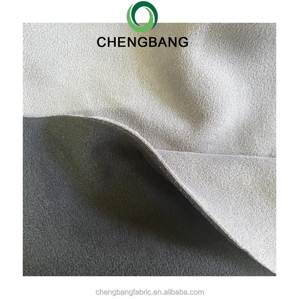 Factory Wholesale Cheap Price 260gsm 100% Polyester Double Side Color Polar Fleece Glued Polar Fleece