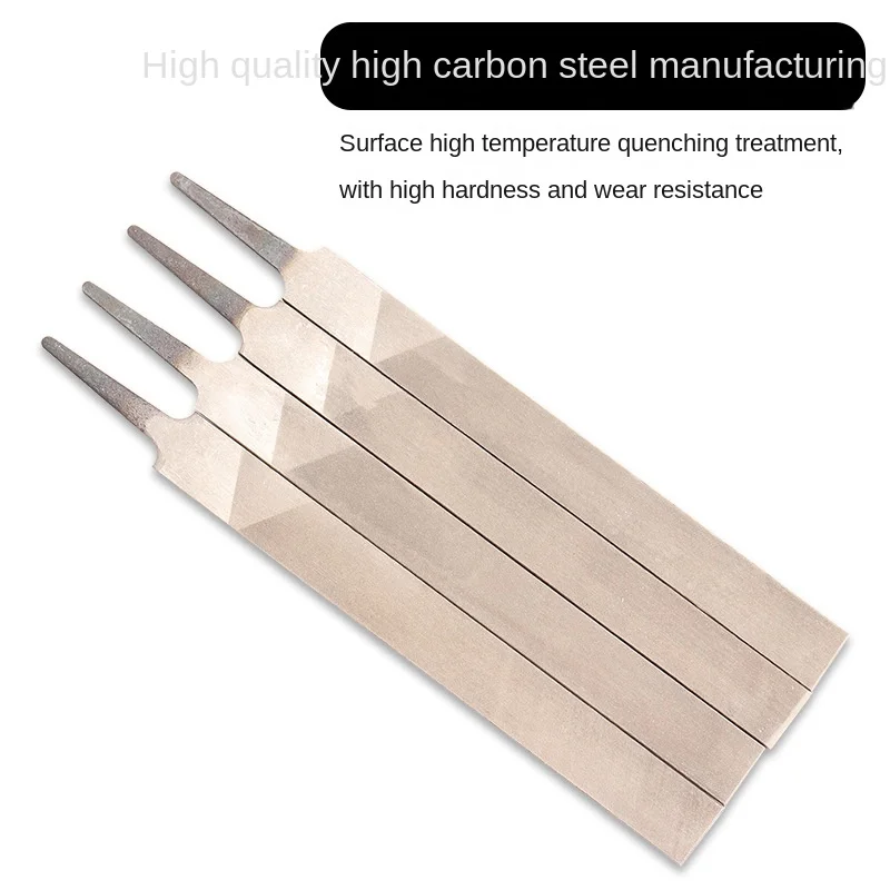 Industrial Grade 6-12 Inch Hand File with Ultra-Fine Tooth T12 round Steel Oil Light Polishing File Head Plate and Fitter