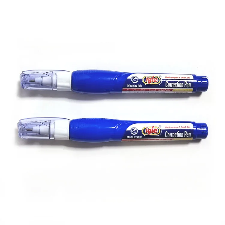 Fine Tip Fluid Correction Pen Fast Dry Correction Fluid Pen White 3mm Medium Tip Thermal Paper Igle Correction Pen
