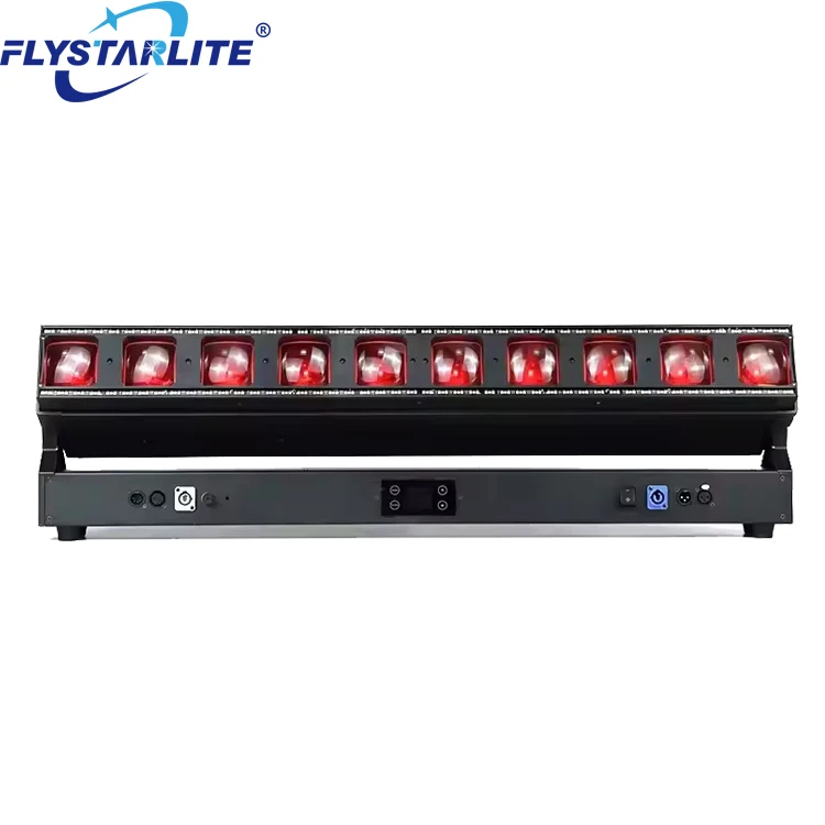 Factory Supply Stage 10x60w Led Moving Head Light With Auxiliary light 10x60w Rgbw Led Pixel Bar Dmx