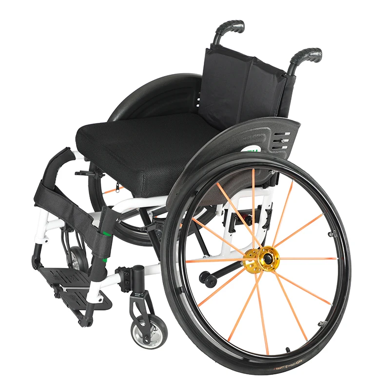 ultra lightweight folding aluminum sport wheelchair