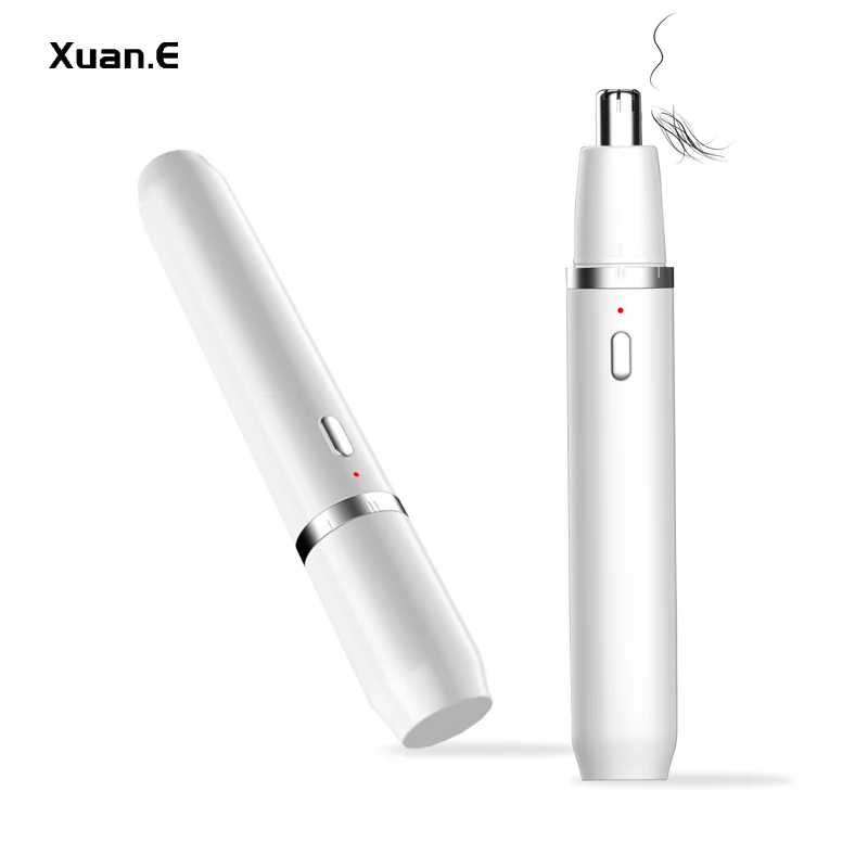 Amazon Hot Selling Face Hair Trimmer Water Resistant Stainless Steel Ear And Nose Hair Trimmer Clippers
