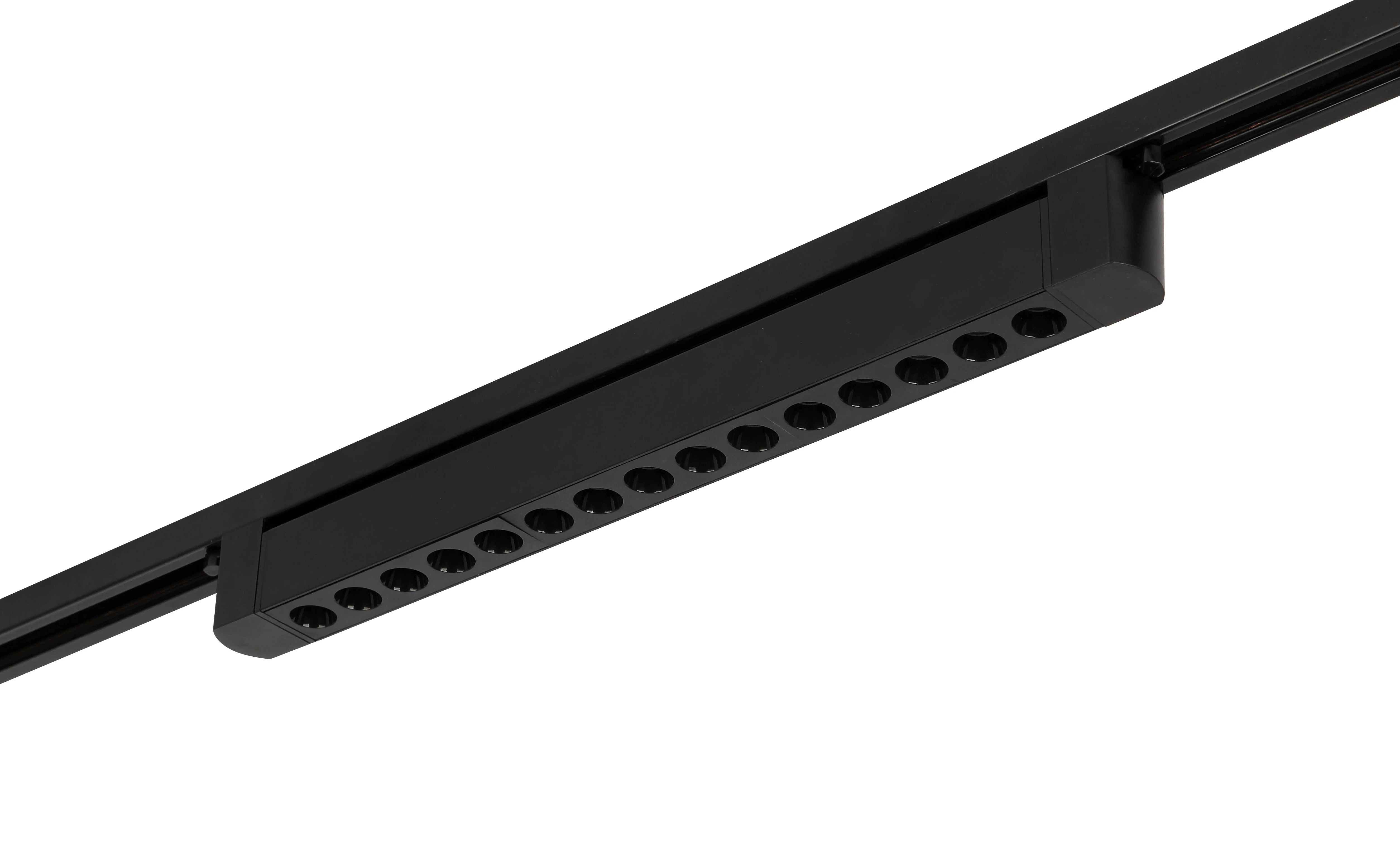 Ra 80 High Lumen linear track light 3000Lm input voltage AC 220V Mall track spot light for clothing store