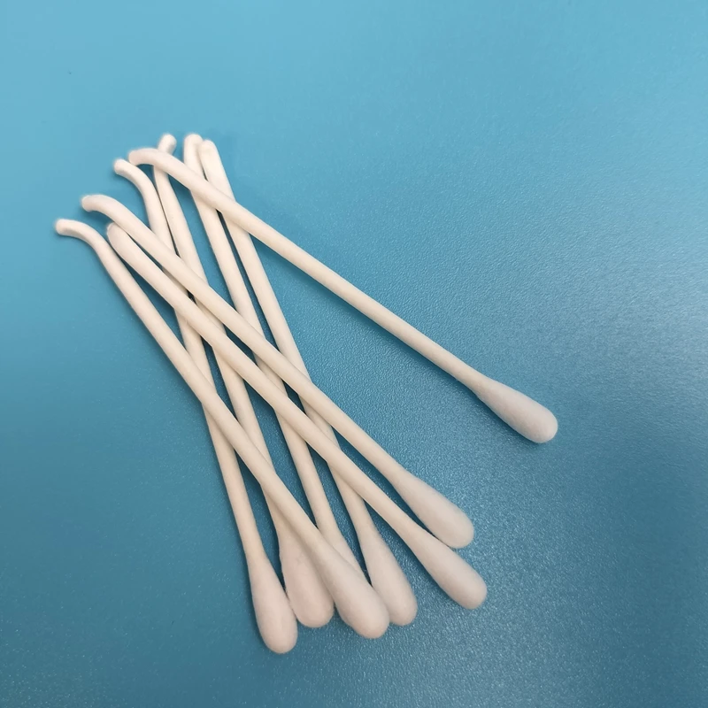 100pcs Disposable Paper Stick Ear Cleaning Cotton Swab Qtips With Hook