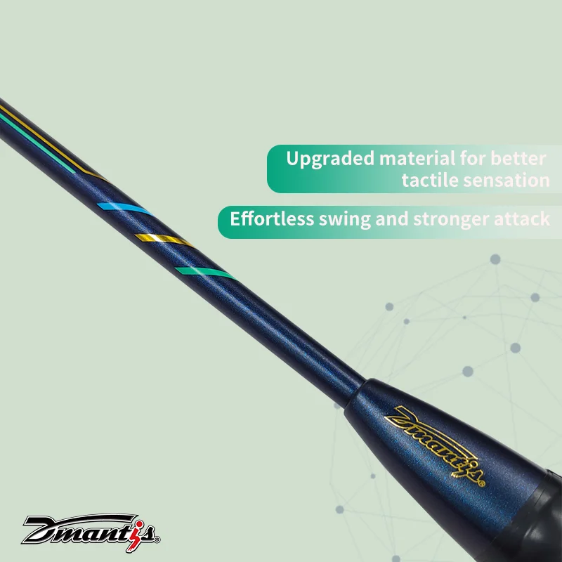 Dmantis Badminton Racket Model D200 for Professional Player for Export Carbon Fiber Badminton Racket