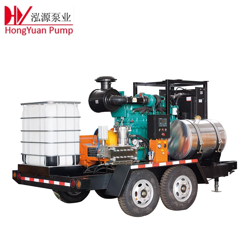 High Efficiency Hull Pressure Water Jet Rust Cleaning and Varnish Equipment