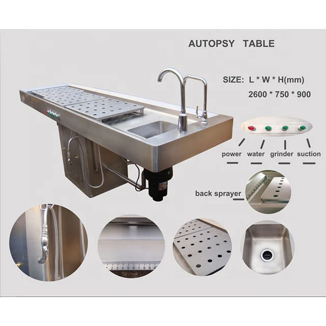 SYJP-02 стол для гидравлической вскрытия анатомии животных трупов Max.200kgs
