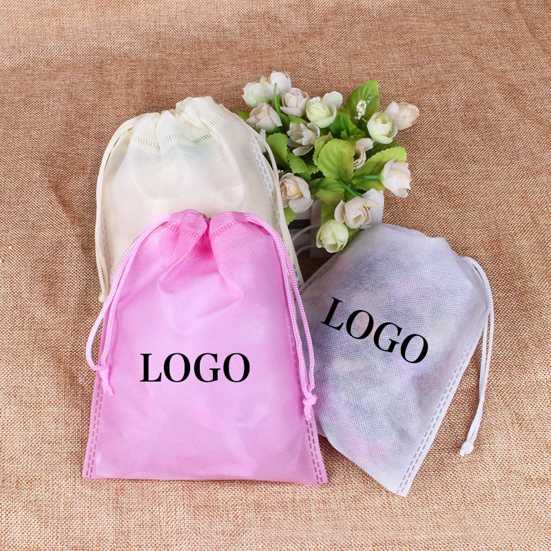 Environmental Protection Rope Non-woven Bundle Pocket Home Dustproof Storage Shoes