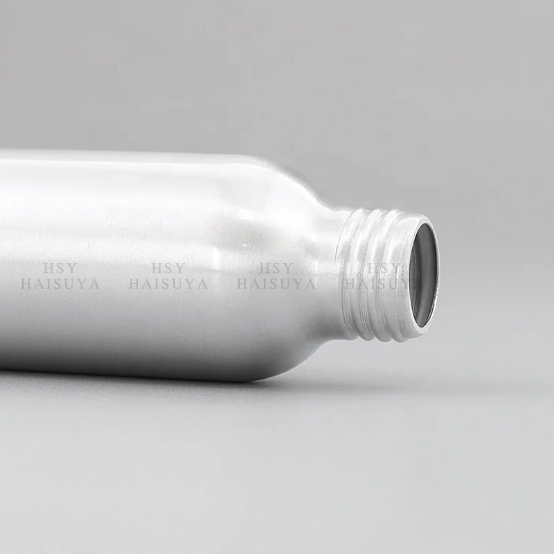 Custom Label 100ml 120ml 4oz Portable Perfume Atomizer Electroplated Gold deodorant Aluminium Bottle with body mouth oral spray