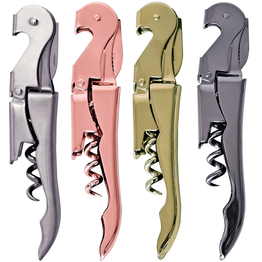 Custom Logo Cheap Multifunction Stainless Steel Seahorse Knife Cork Screw Corkscrew Wine beer bottle Openers