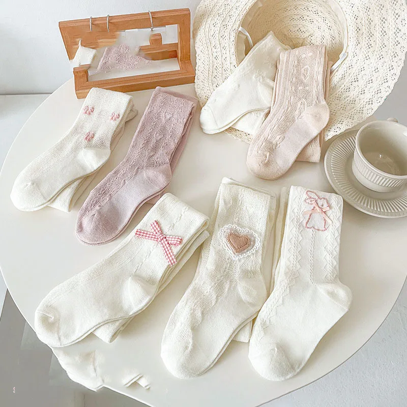 Tights For Girls Summer Thin Mesh Breathable Baby Leggings High Quality Solid Color Pantyhose