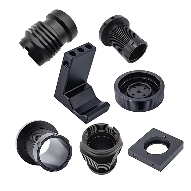 Mass Production 6061 High Precision CNC Manufacturing Service Black Oxide Customized Turning Milling Aluminum Cnc Machining Part