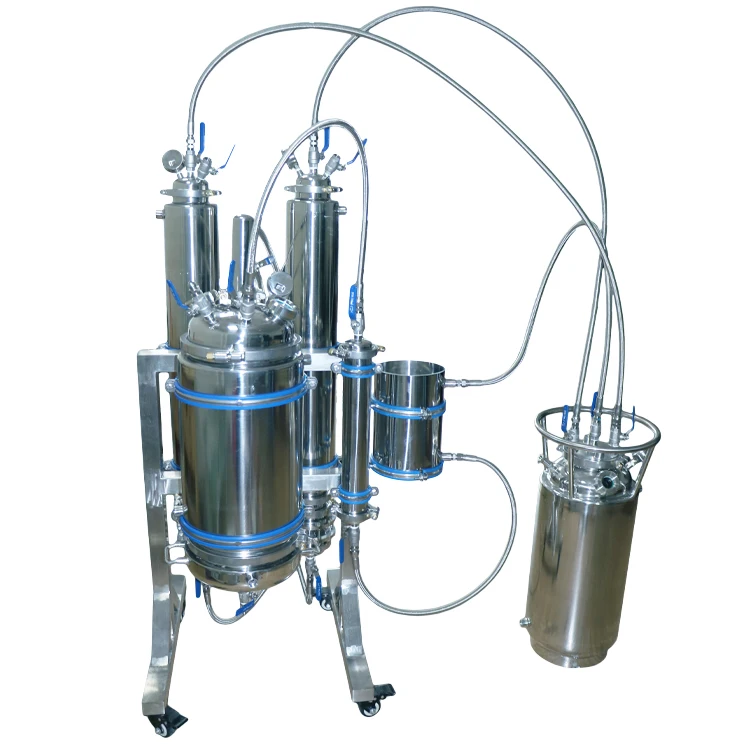 Sunthai Fully Jacketed 5lb Closed Loop BHO Extractor with Stainless Steel Tank