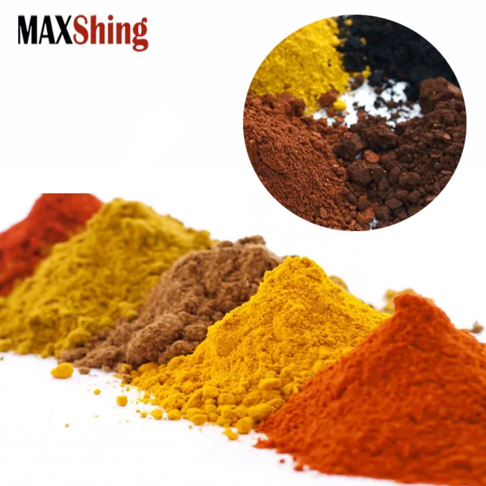 Bulk Iron oxide pigment red yellow brown matte pigment for cosmetics