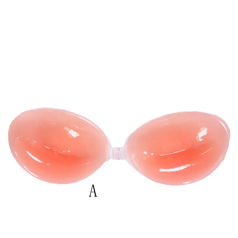 Top Selling Reusable Push up Silicone Bra For Backless Strapless Bra Self Adhesive Silicone Invisible bra