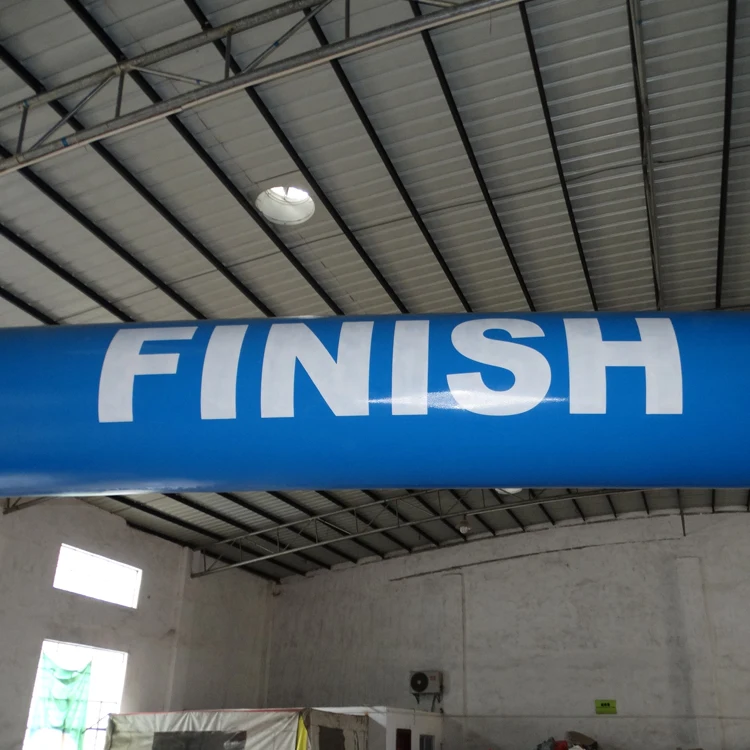 Wholesale Logo Custom PVC Oxfold Cloth inflatable start finish line arch For Sports Events Display