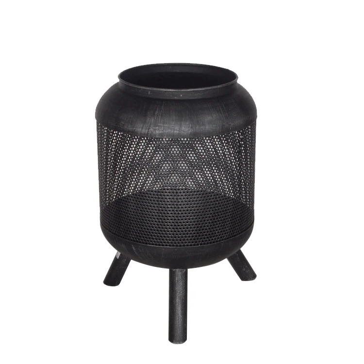 USA style outdoor high quality wood fire basket for heating or dining