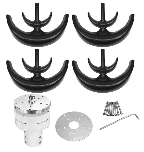 500w Vertical Wind Turbine Generator 5 Blade Motor 12V 24V Home Wind Turbine Generator