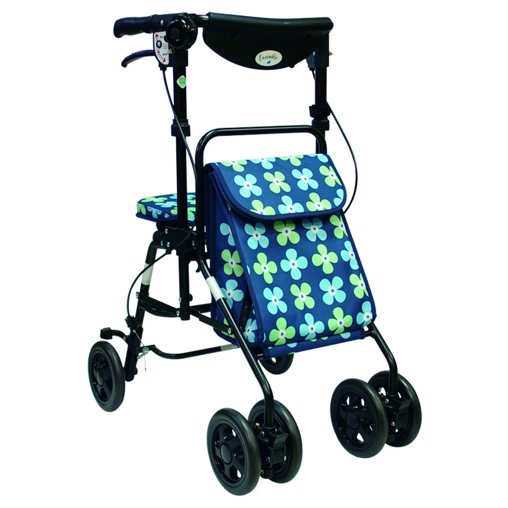 Japanese style hot sale large bag foldable shopping trolley with wheels