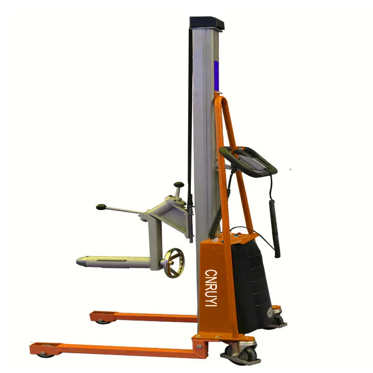 Light duty 100kg electric hydraulic paper roll lifter