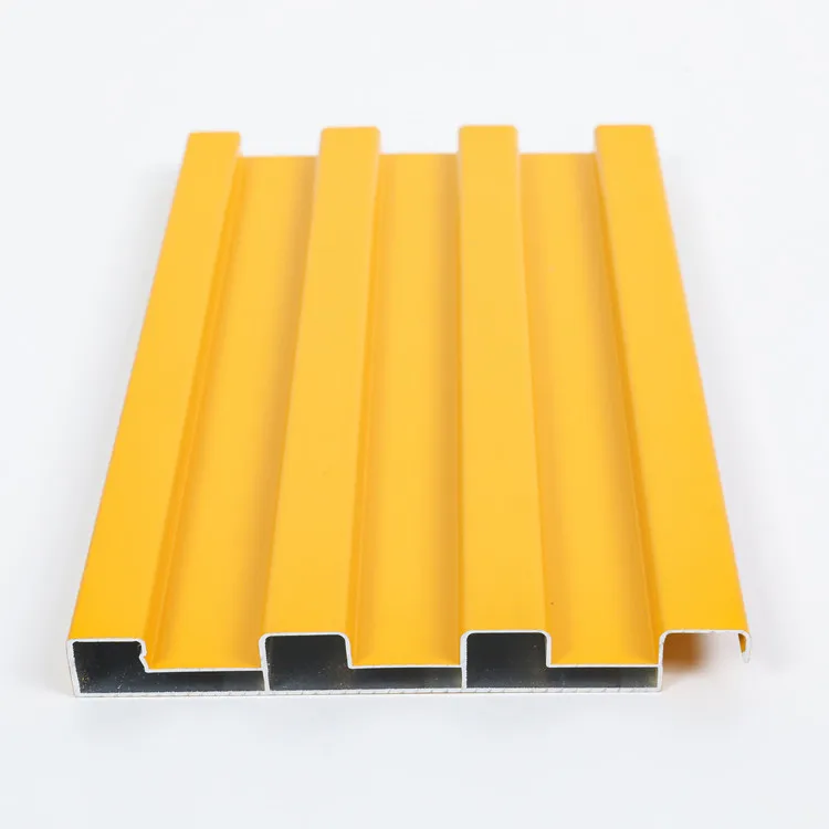 Factory Wholesale Aluminum Alloy Profile Oxidation Spray Paint Coated Aluminum Sheet Exterior And Interior Wave Wall Panels