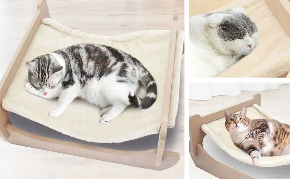 All Seasons Removable Cat Hammock Pet Cots for Small Animals Square Hanging Cat Sofa Sleeping bed
