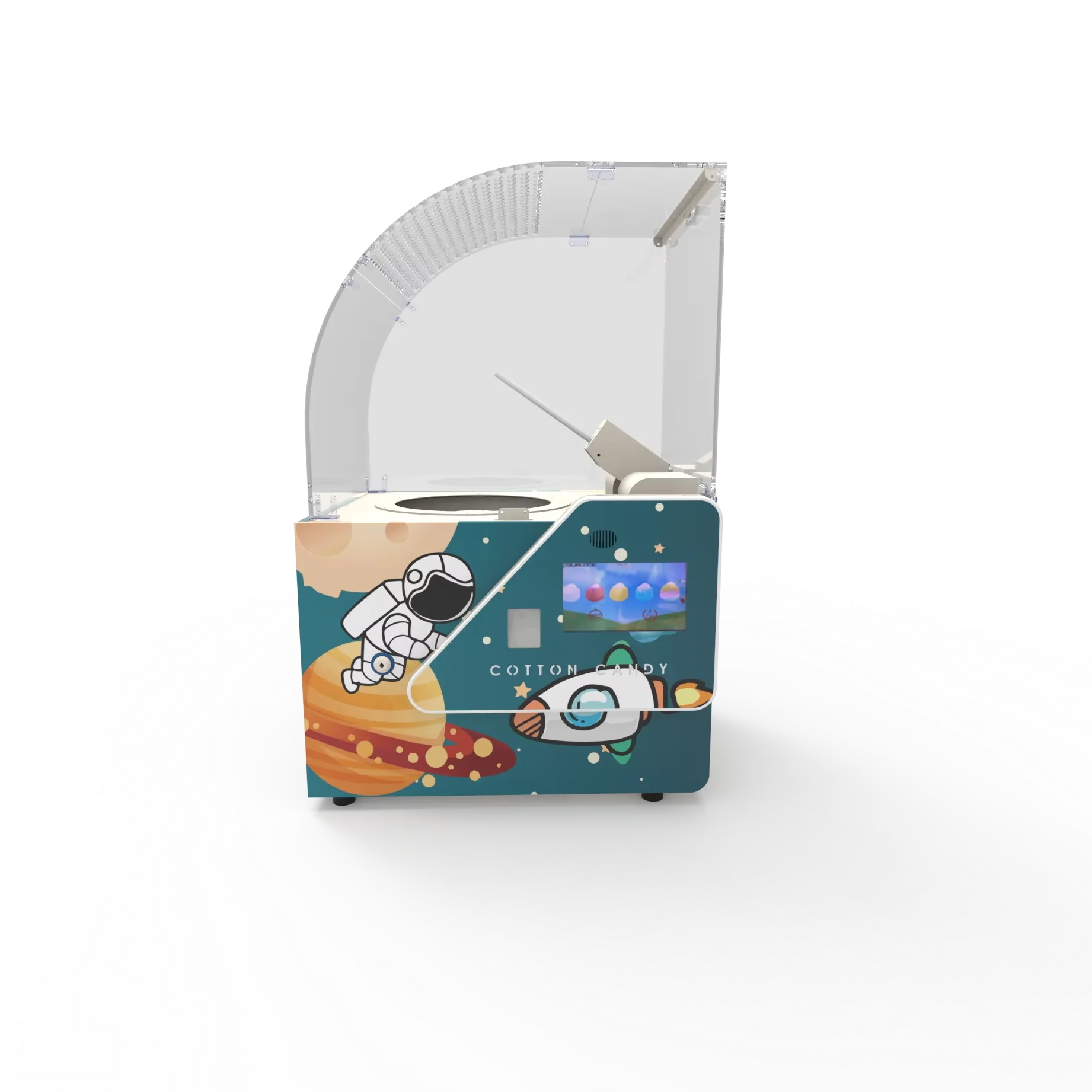 MG221 Mini Small Model Automation Fairy Floss Cotton Candy Vending Machine